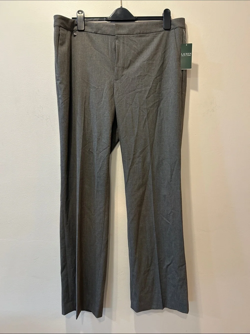 Lauren Ralph Lauren Men's Charcoal Dress Trousers